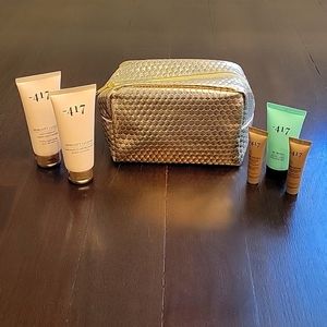 BRAND NEW -417 WOMEN'S COSMETIC MAKEUP BAG WITH DEAD SEA CREAMS AND LOTIONS GIFT